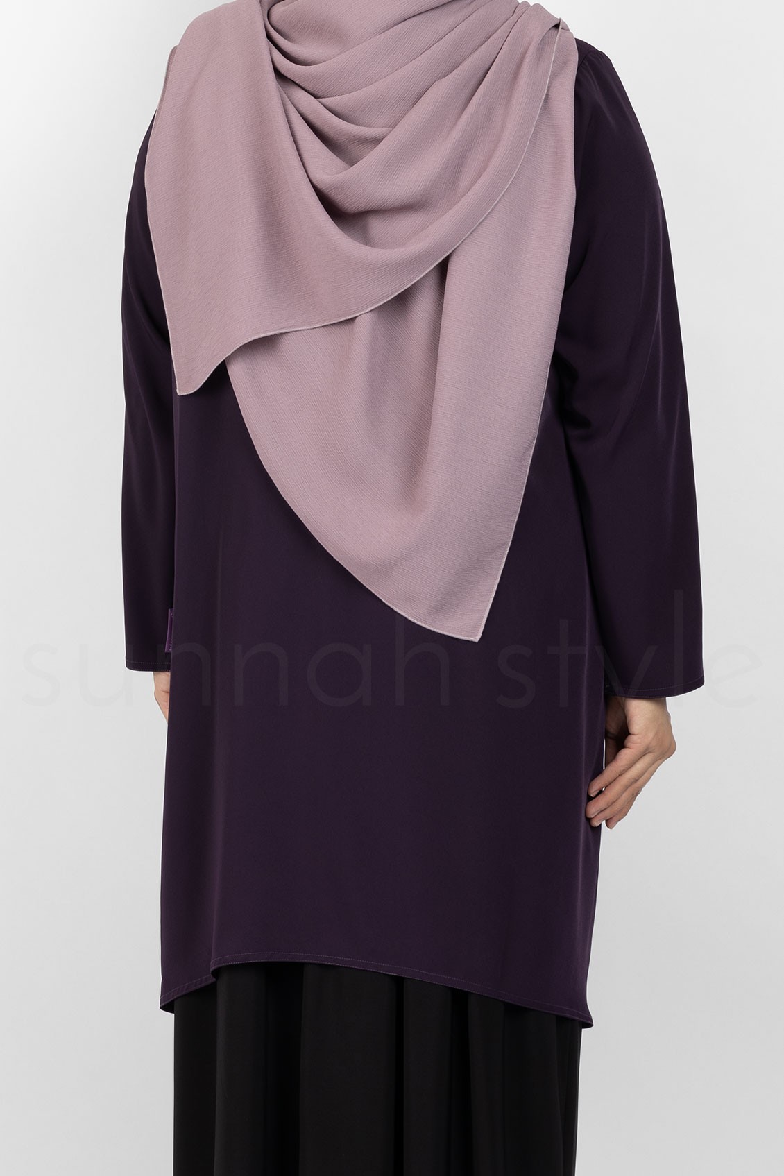 Avant Abaya Top Dark Violet